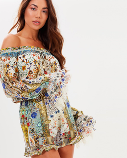 CAMILLA multi print playsuit size 10 for rent on The Volte - image 2