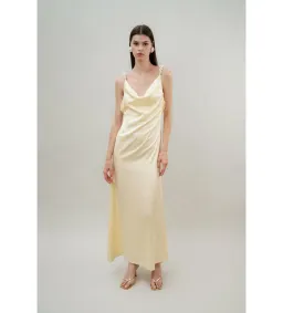 Vanina Kristen Dress Yellow Size 8  for rent on The Volte - image 1