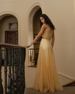 Arcina Ori Violetta Set Champagne Size AU 8  for rent on The Volte - image 4