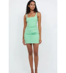 Bec & Bridge Karina Mini Dress Apple Green Size 10 for rent on The Volte - image 1