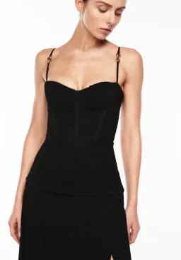 Manning Cartell Double Time Pleat Dress Black Size 10 for rent on The Volte - image 7