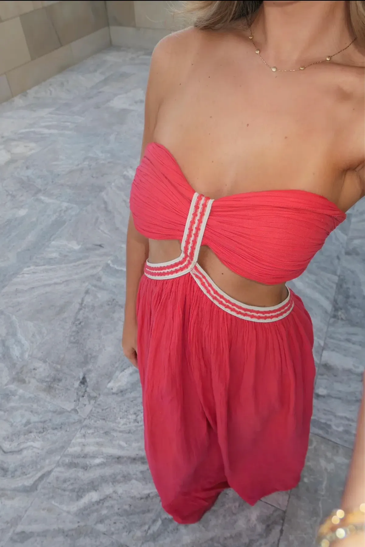 D'Artemide Chloe Dress Red Size 6-12 - Image 1