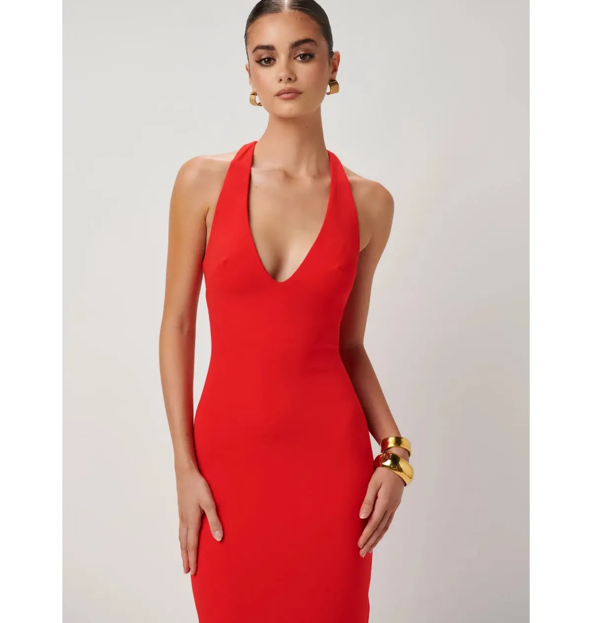 Effie Kats Eiza Gown in Cherry Red Size S / AU 8 - Image 2