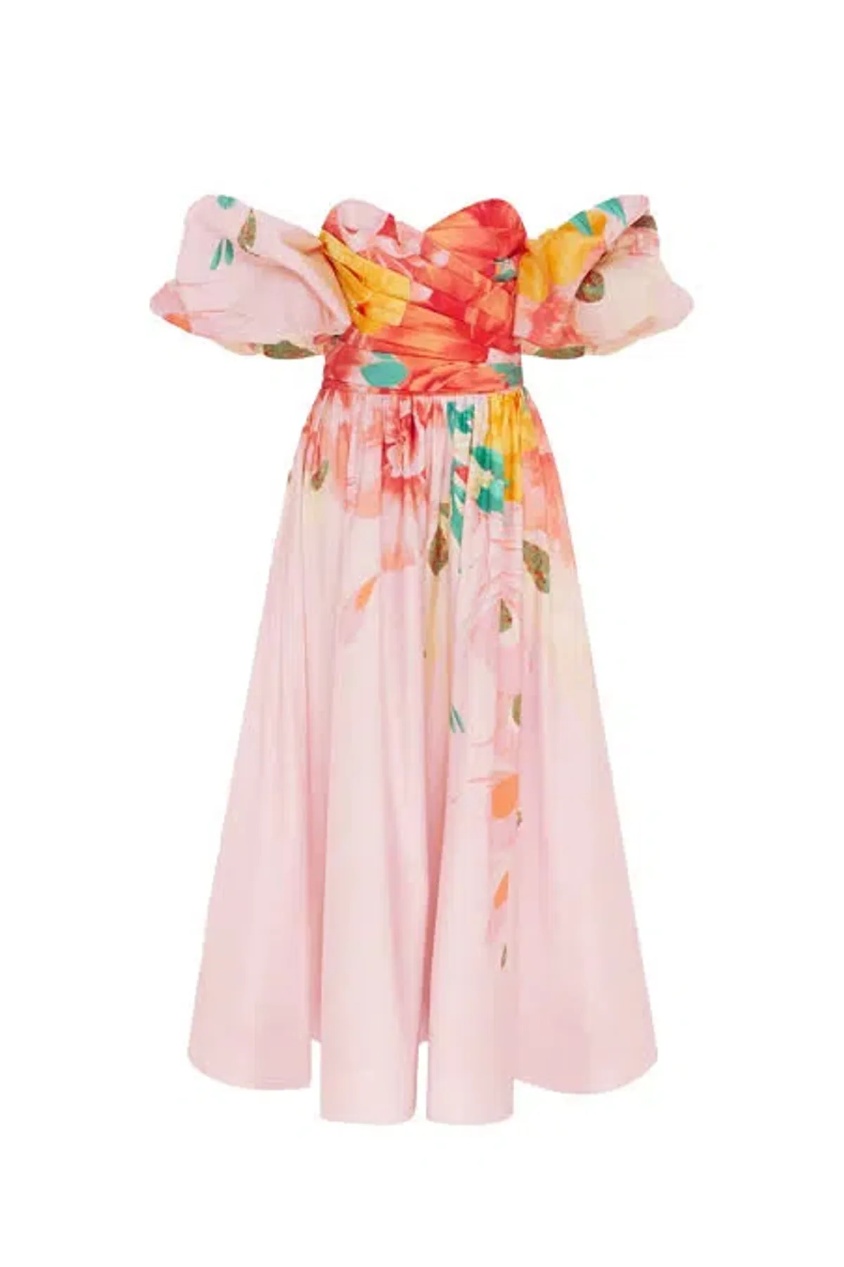 Leo Lin Maevis Midi Dress Euphoria Print Size AU 10 - Image 4