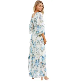 Spell Rose Garden Maxi Dress in Sapphire Size AU 6 for rent on The Volte - image 3
