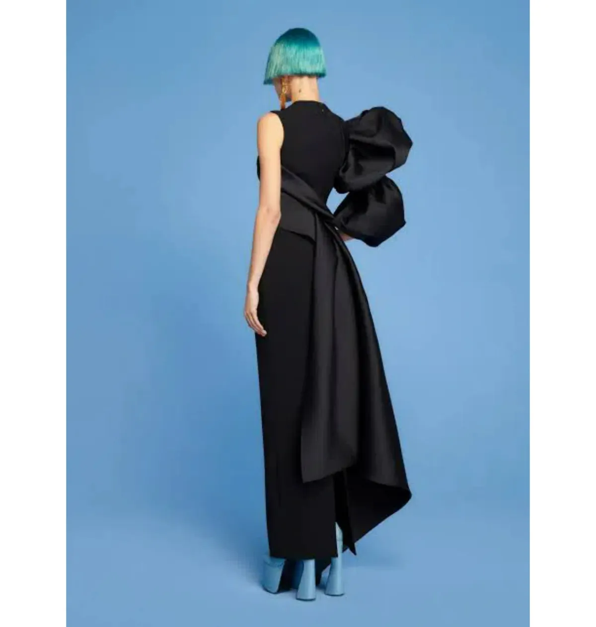 Solace London The Moore Maxi Dress in Black Size AU 10 - Image 2