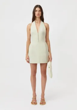 Camilla & Marc Petra Mini Dress in Pistachio Size 6 for rent on The Volte - image 4