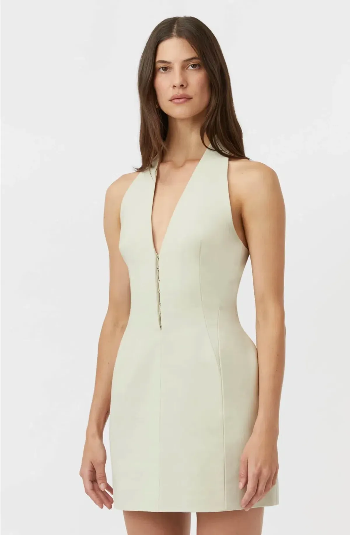 Camilla & Marc Petra Mini Dress in Pistachio Size 6 - Image 2