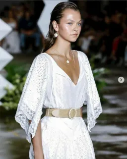 Tigerlily Elati Broderie Lace Onesie Playsuit White  for rent on The Volte - image 9