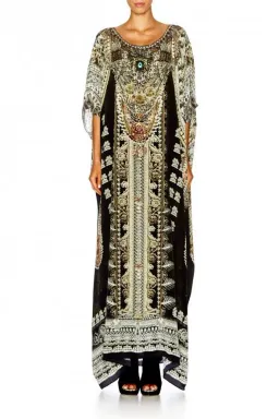 Camilla Torero Round Neck Kaftan Multi One Size for rent on The Volte - image 1