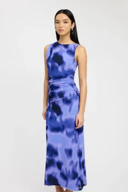 Kookai Poppy Purple Print Maxi Dress Poppy Size 8 for rent on The Volte - image 2