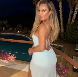 Natalie Rolt Dahlia Gown Blue Size 8 for rent on The Volte - image 4