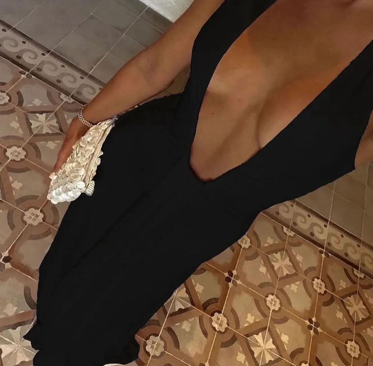 Misha Jennifer Crupo Maxi Black Size 8 - Image 3