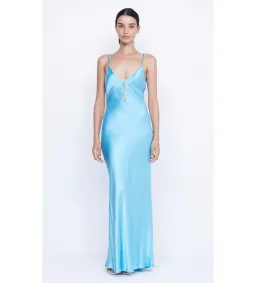 Bec and Bridge Quinn Maxi Dress in Topaz Blue Size 8 for rent on The Volte - image 2