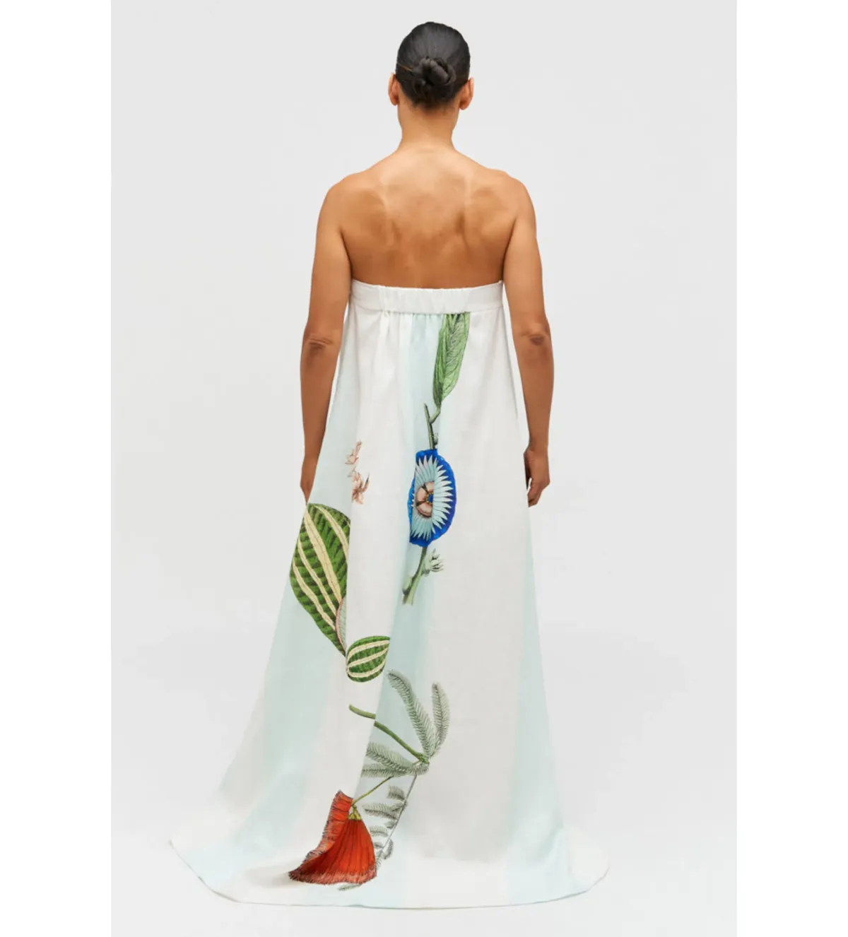 Oroton Grand Floral Gown Print Size 10  - Image 3