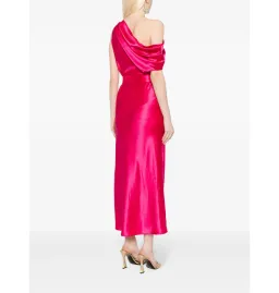 Acler Ellison Off Shoulder Dress Fuchsia Pink Size AU 10 for rent on The Volte - image 3
