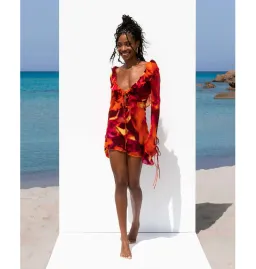 Rat & Boa Dali Dress  in Multi Size XS / AU 6 for rent on The Volte - image 1