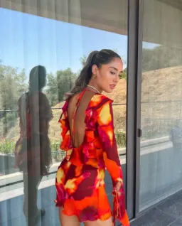 Rat & Boa Dali Dress  in Multi Size XS / AU 6 for rent on The Volte - image 4