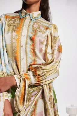 Alemais Checkmate Silk Mini Dress Multi Size AU 10 for rent on The Volte - image 20