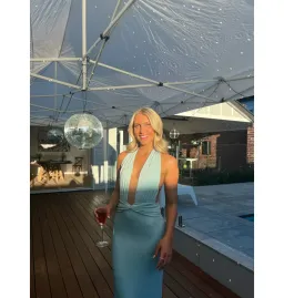 Deconduarte Georgia Dress Blue Size AU 6  for rent on The Volte - image 2