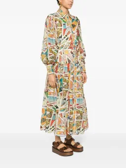 Alemais Star Man Midi Shirtdress Multi Size 10 AU for rent on The Volte - image 4