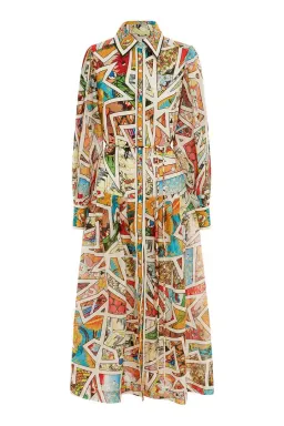 Alemais Star Man Midi Shirtdress Multi Size 10 AU for rent on The Volte - image 12