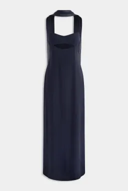 Venroy Silk Scarf Dress Ink Size S / AU 8 for rent on The Volte - image 5