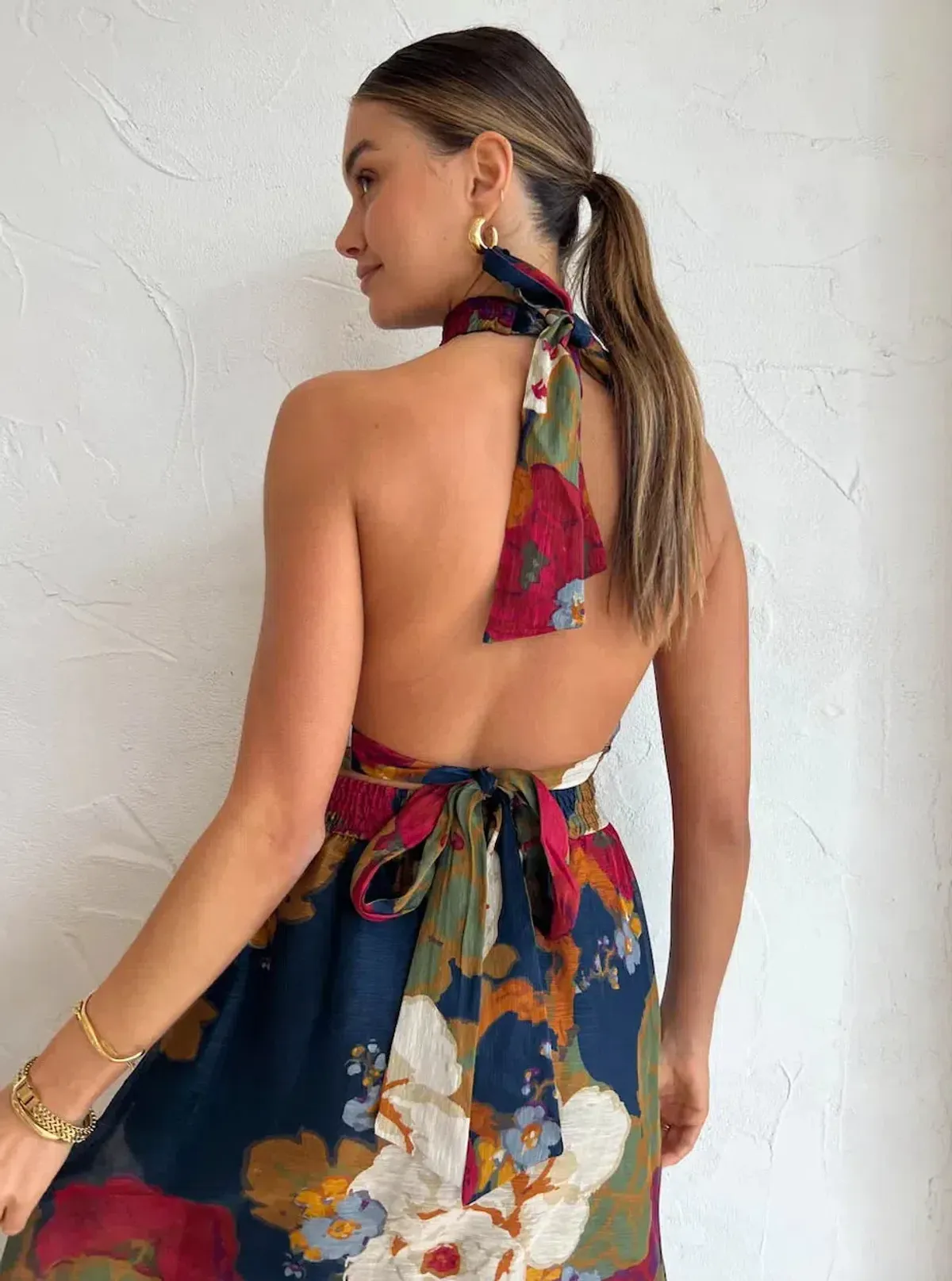 Sir the Label Bonita Halter Top and Maxi Skirt Set Floral Size 6 - Image 3