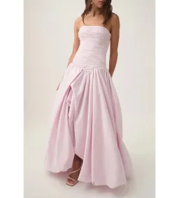 Aje Violette Bubble Hem Maxi Dress Pastel Pink Size AU 8 for rent on The Volte - image 5