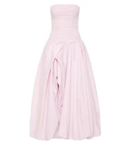 Aje Violette Bubble Hem Maxi Dress Pastel Pink Size AU 8 for rent on The Volte - image 6