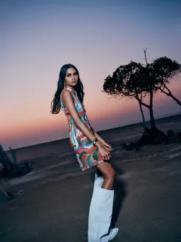 Alemais The Five Bead Embellished Mini Dress Multi Size 10 AU for rent on The Volte - image 1