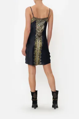 Camilla Short Bias Slip Dress in Its All Over Torero Print Size L / AU 14 for rent on The Volte - image 2