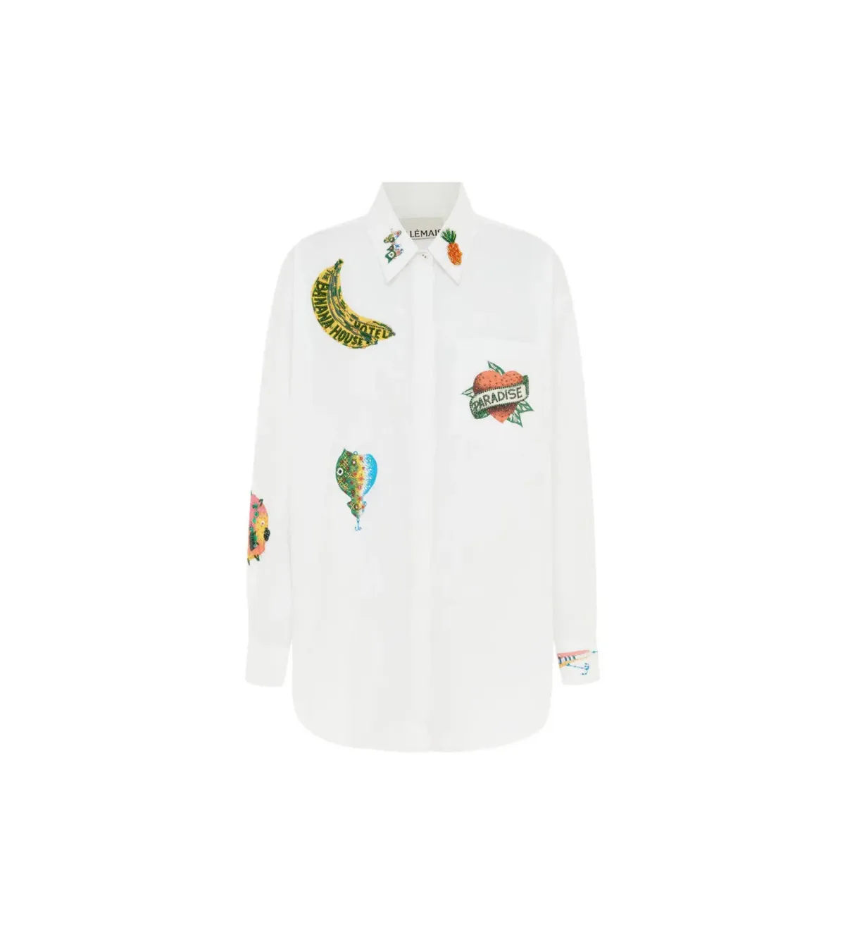 Alemais Clam Embroidered Shirt Print Size 14 - Image 3