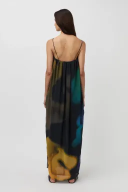 Camilla and Marc Valerio Maxi Dress  Purple and Black Valerio Print Size 6 for rent on The Volte - image 2