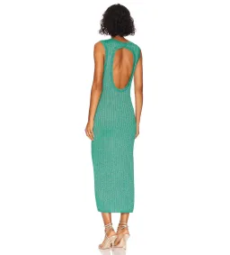 Spell Mercury Knit Maxi Dress Emerald Size 8 for rent on The Volte - image 2