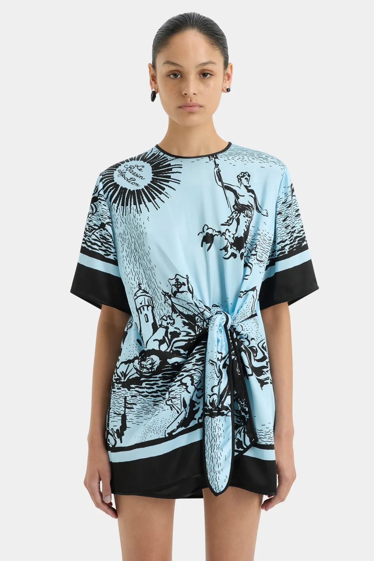 Sir the Label The Dreamwood Mini Dress in Brise Soleil Size 8 - Image 2