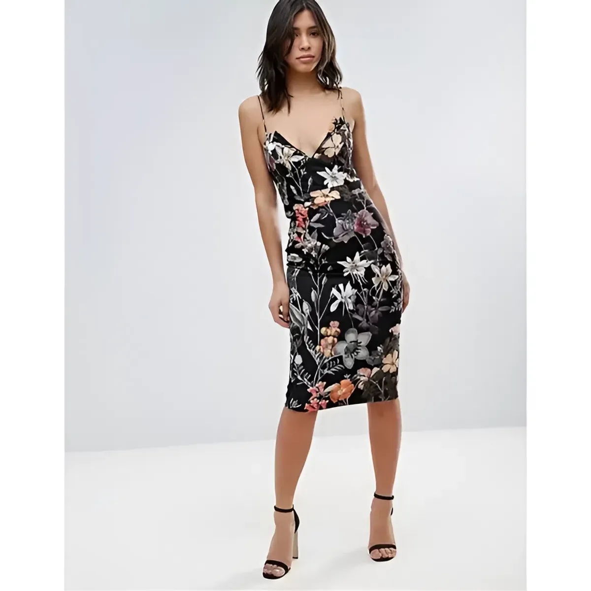 Talulah Bloom Cocktail Midi Dress Floral Size XS / AU 6 - Image 1