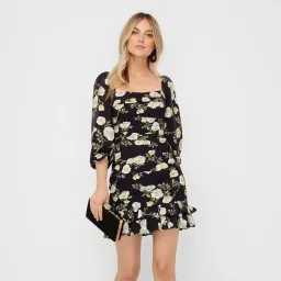 Sheike Antique Rose Dress Mini Dress Floral Size 8 for rent on The Volte - image 1