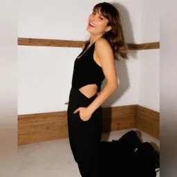 Sass & Bide Heat Wave Cut Out Wide Leg Jumpsuit Black Size 8 for rent on The Volte - image 4