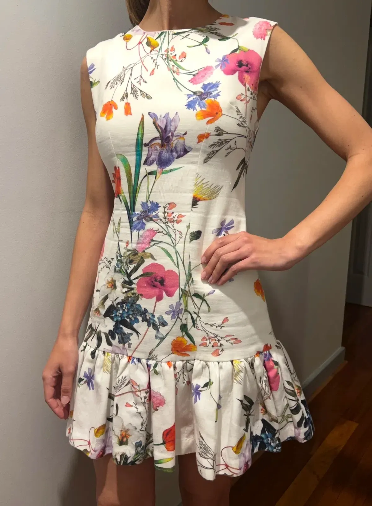 By Johnny Ivy Gather Mini Dress Floral Size 6  - Image 1