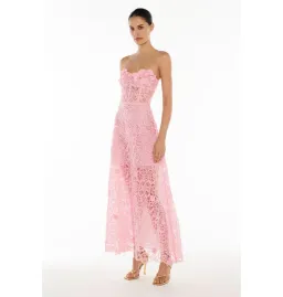 Manning Cartell Tea Ceremony Maxi Dress Pink Size AU 14   for rent on The Volte - image 2