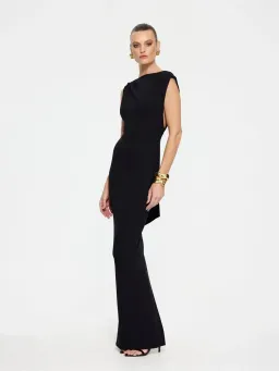 Effie Kats Audrey Gown Black Size M / AU 10  for rent on The Volte - image 2