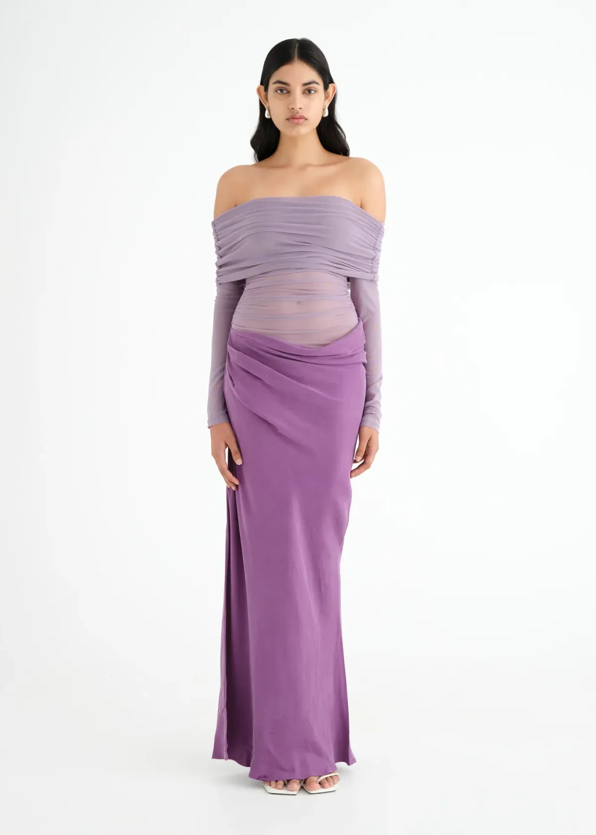 Benni Yasmin Maxi Dress Purple Size AU 8 - Image 1