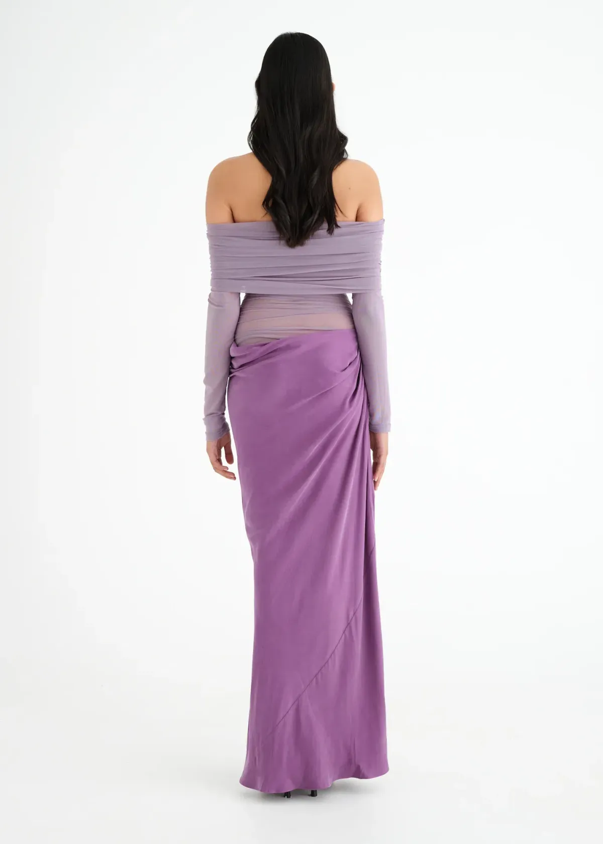 Benni Yasmin Maxi Dress Purple Size AU 8 - Image 3