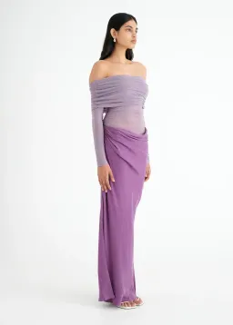 Benni Yasmin Maxi Dress Purple Size AU 8 for rent on The Volte - image 2