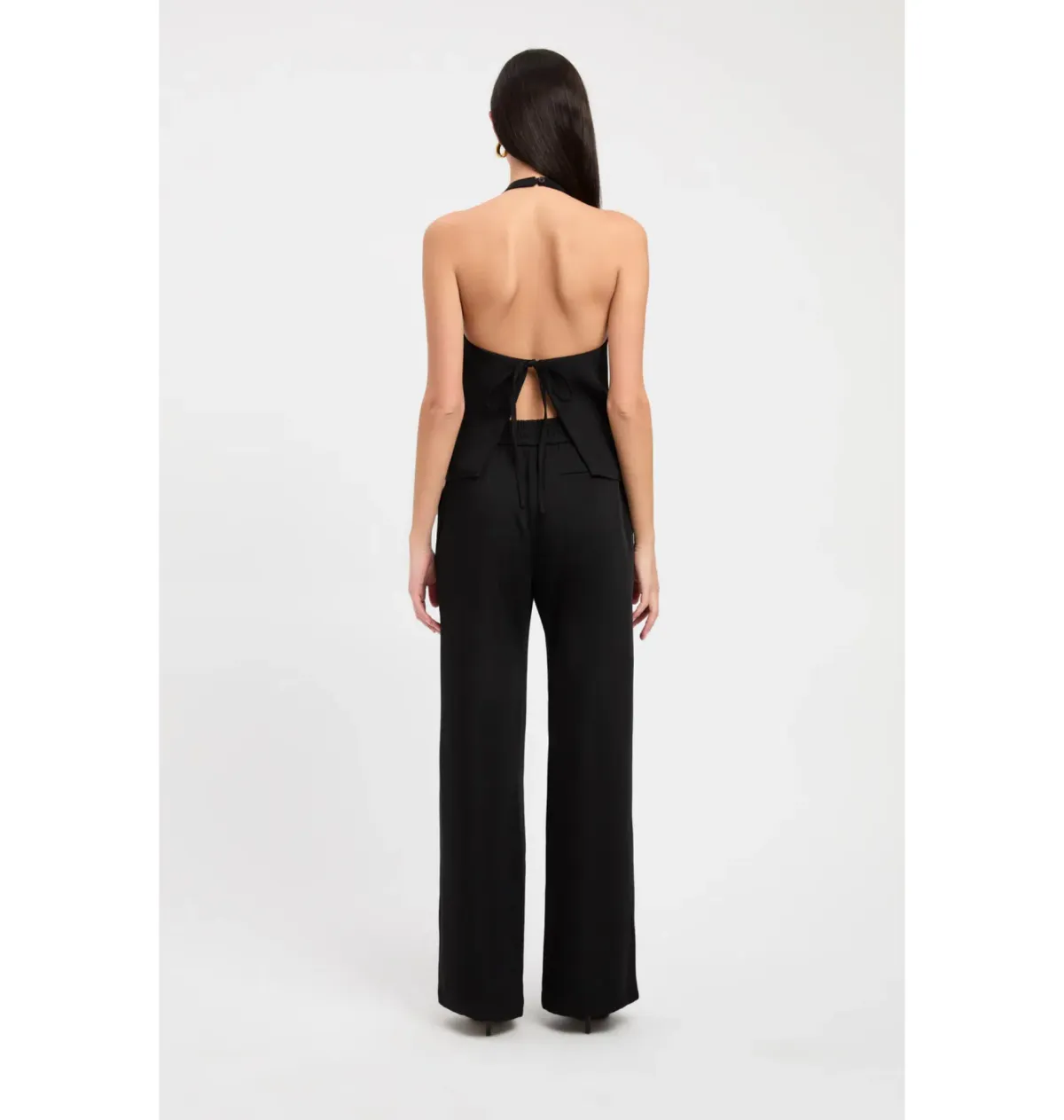 Kookai Maria Core Top and Wide Leg Pant Black - Image 3