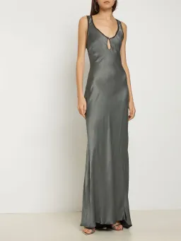 Bec & Bridge Celestial Keyhole Maxi Dress Gun Metal/Black Size AU 8 for rent on The Volte - image 1