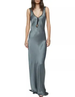 Bec & Bridge Celestial Keyhole Maxi Dress Gun Metal/Black Size AU 8 for rent on The Volte - image 3
