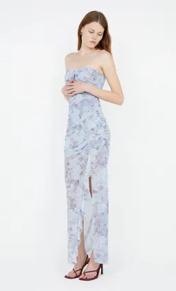 Bec & Bridge Danica Strapless Maxi Dress Chambray Rose Size 8 for rent on The Volte - image 6