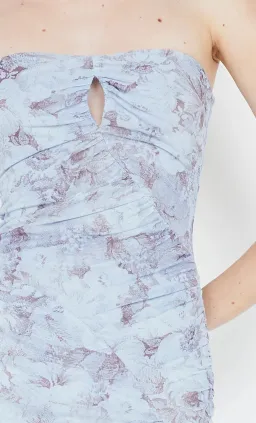 Bec & Bridge Danica Strapless Maxi Dress Chambray Rose Size 8 for rent on The Volte - image 2